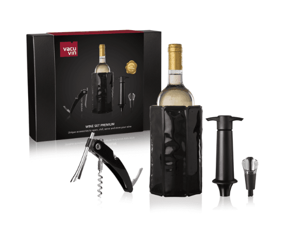 VACU VIN Wine Set Premium 4 piezas Estuche regalo
