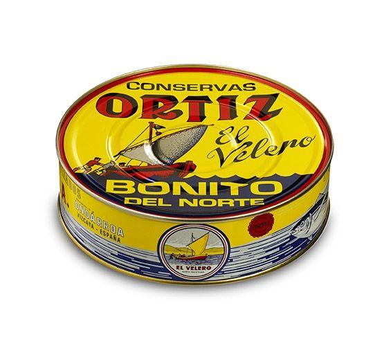 CONSERVAS ORTIZ Bonito del  Norte en aceite de Oliva RO-1800 1825g