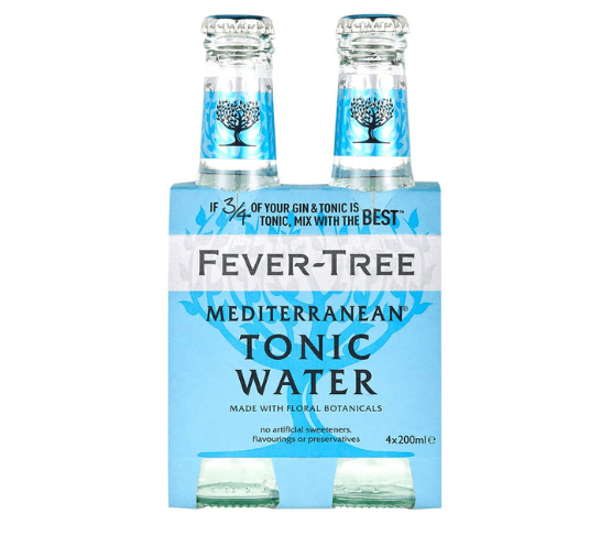 FEVER-TREE Mediterranean Tonic Water Pack 4 x 200ml