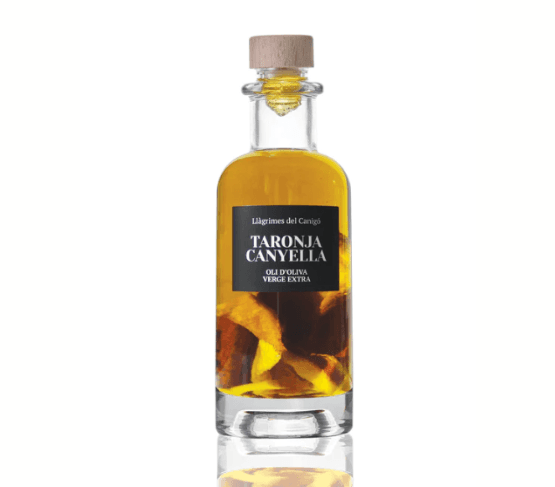 LLÀGRIMES DEL CANIGÓ Aceite de Oliva Aromatizado con Naranja y Canela 250ml