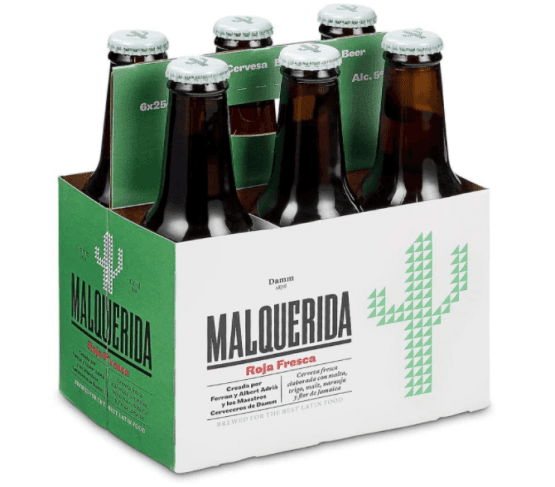 MALQUERIDA  Cerveza Roja Fresca Pack 6 x 25cl