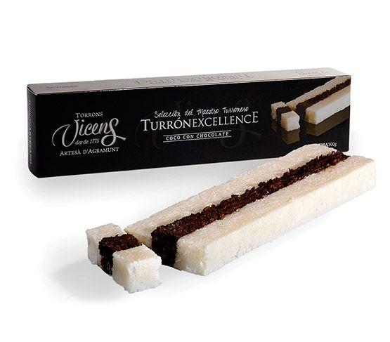 TORRONS VICENS Coco con Chocolate Excellence 300g