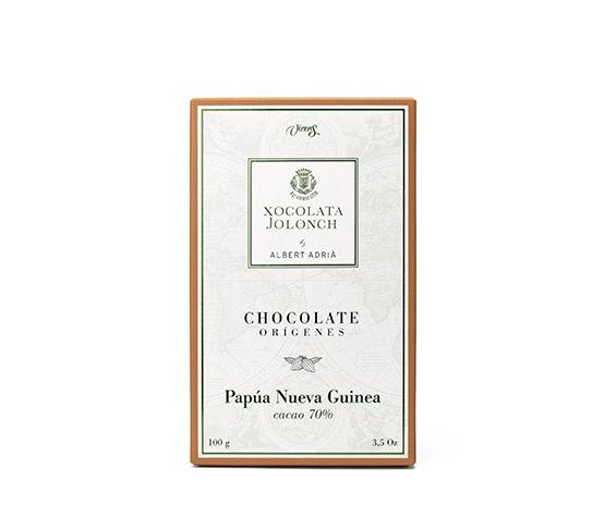XOCOLATA JOLONCH by ALBERT ADRIÀ Chocolate Negro con 70% de Cacao Orígenes Papúa Nueva Guinea 100g