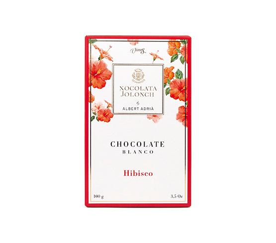 XOCOLATA JOLONCH by ALBERT ADRIÀ Chocolate Blanco con Flores de Hibisco 100g