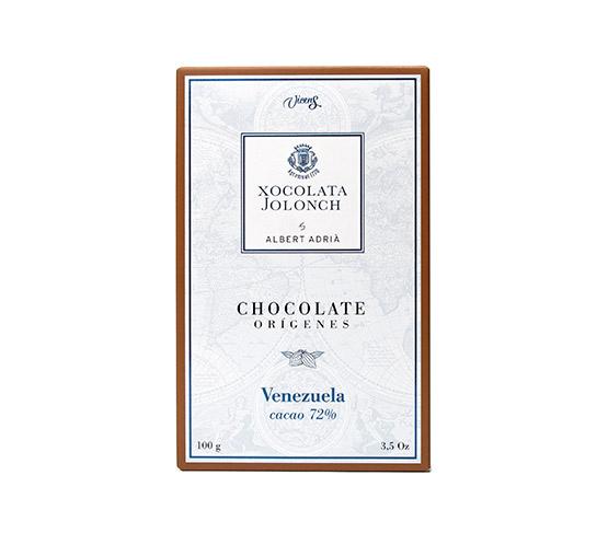 XOCOLATA JOLONCH by ALBERT ADRIÀ Xocolata Negra amb 72% de Cacau Orígens Veneçuela 100g