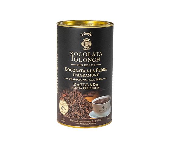 XOCOLATA JOLONCH Tubo con Chocolate rallado 60% cacao 500g