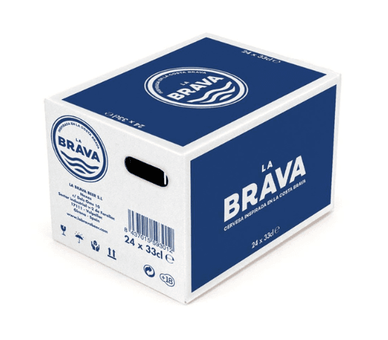 LA BRAVA BEER Caja de 24 botellas 33cl